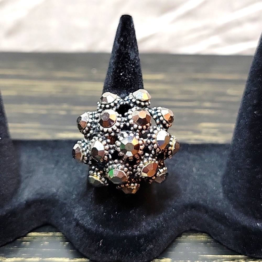 Gray and Silver Tone Ring